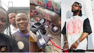 Tricycle Driver Receives N1 Million From Davido For Being His Die-Hard Fan in the Video